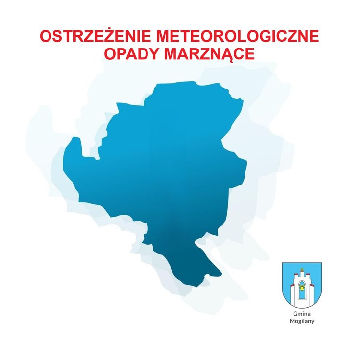 OSTRZEŻENIE METEOROLOGICZNE – MARZNĄCE OPADY. Gmina Mogilany