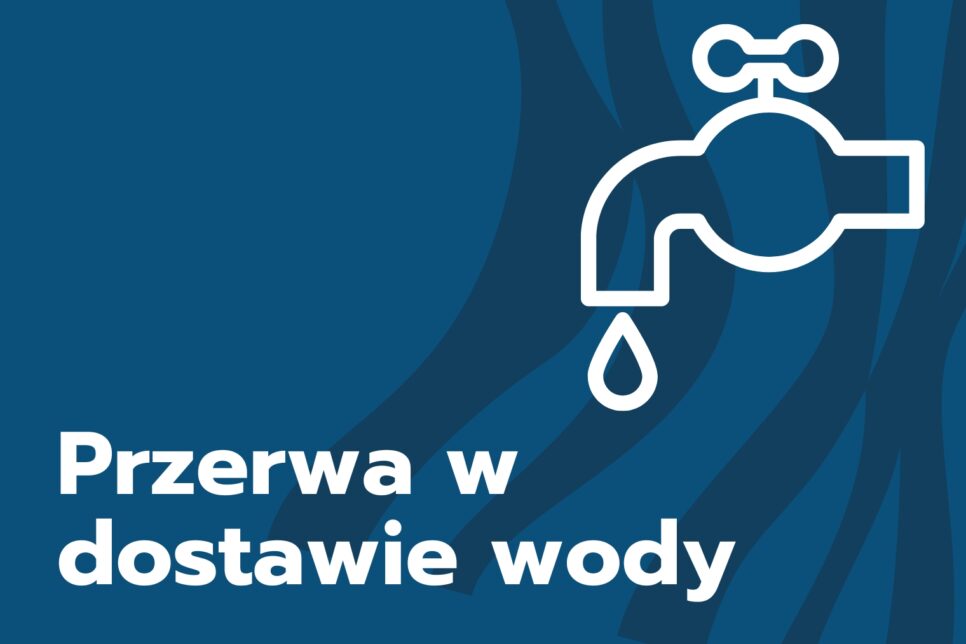 Przerwa w dostawie wody. Gmina Sekowa