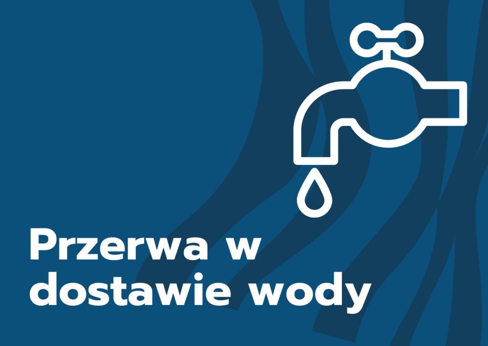 Przerwa w dostawie wody. Gmina Sekowa