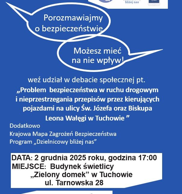 Debata o bezpieczeństwie w ruchu drogowym w Tuchowie. Tarnów