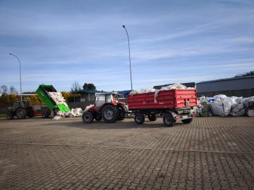 Akcja odbioru folii rolniczej. Gmina Łapanów