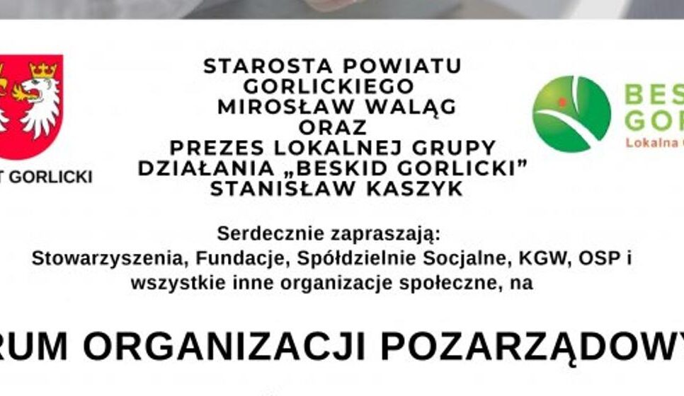 Forum Organizacji Pozarządowych. Gorlice