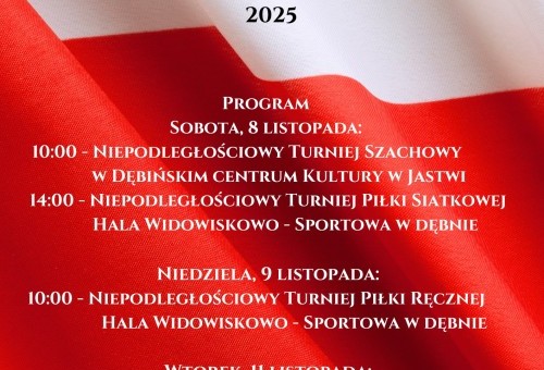 Gminne Obchody Narodowego Święta Niepodległości 2025. Gmina Dębno