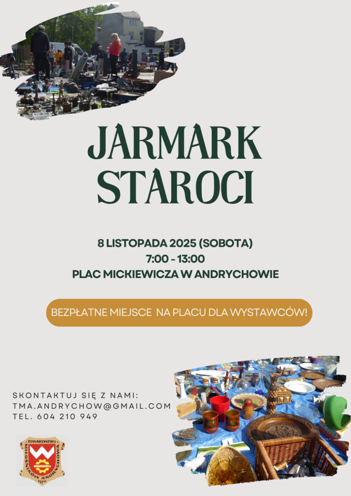 Listopadowy jarmark staroci. Andrychów