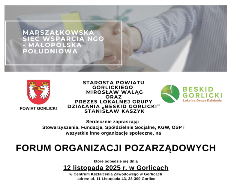 Forum Organizacji Pozarządowych. Gmina Moszczenica
