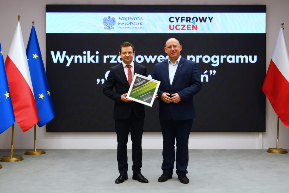 Ponad 5,4 mln zł dla Małopolski w ramach programu „Cyfrowy Uczeń”. Małopolska