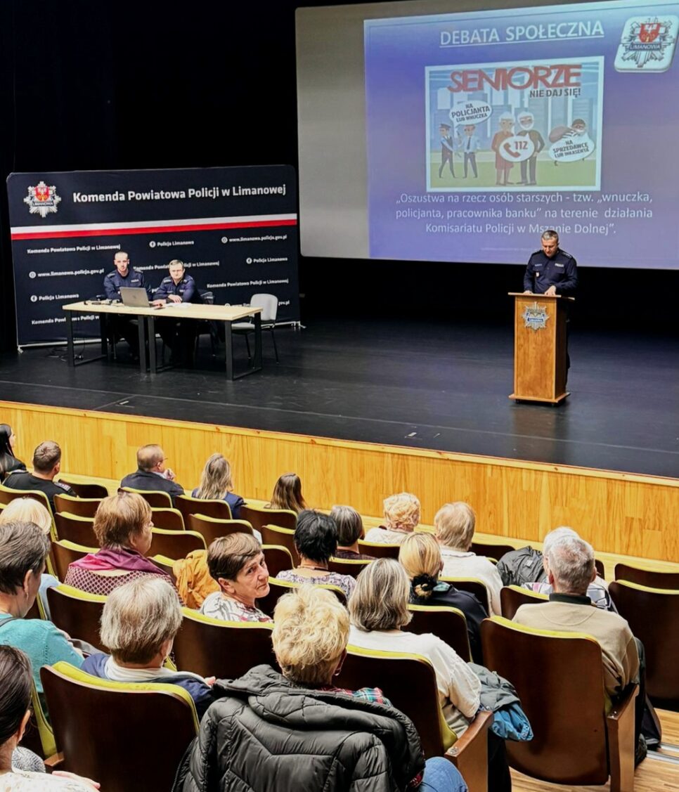 Debata z seniorami w Mszanie Dolnej. Limanowa
