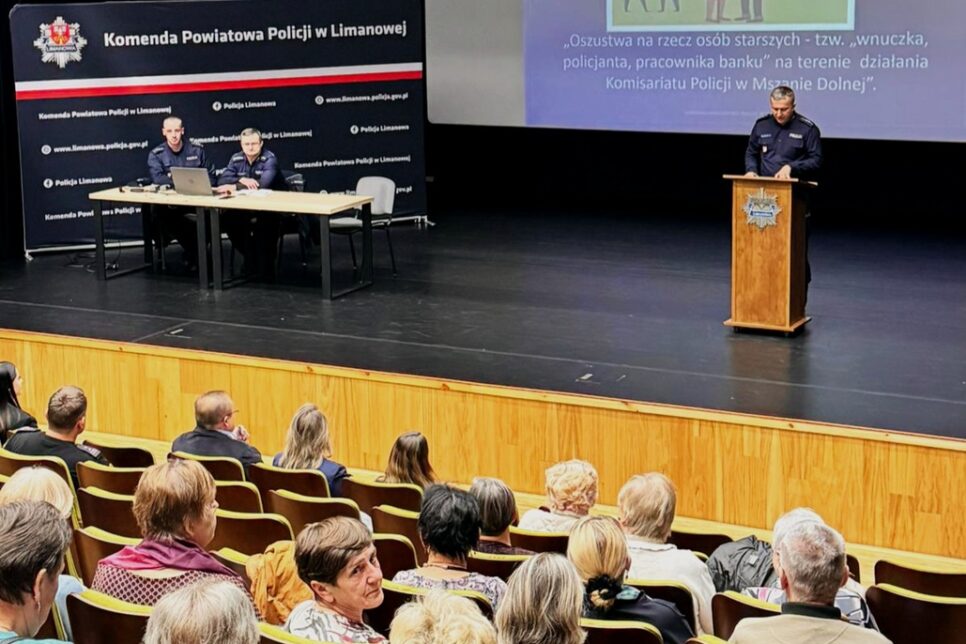 Debata z seniorami w Mszanie Dolnej. Limanowa