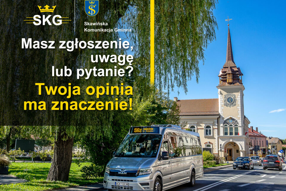 Twój głos ma znaczenie! Podziel się opinią o SKG. Gmina Skawina