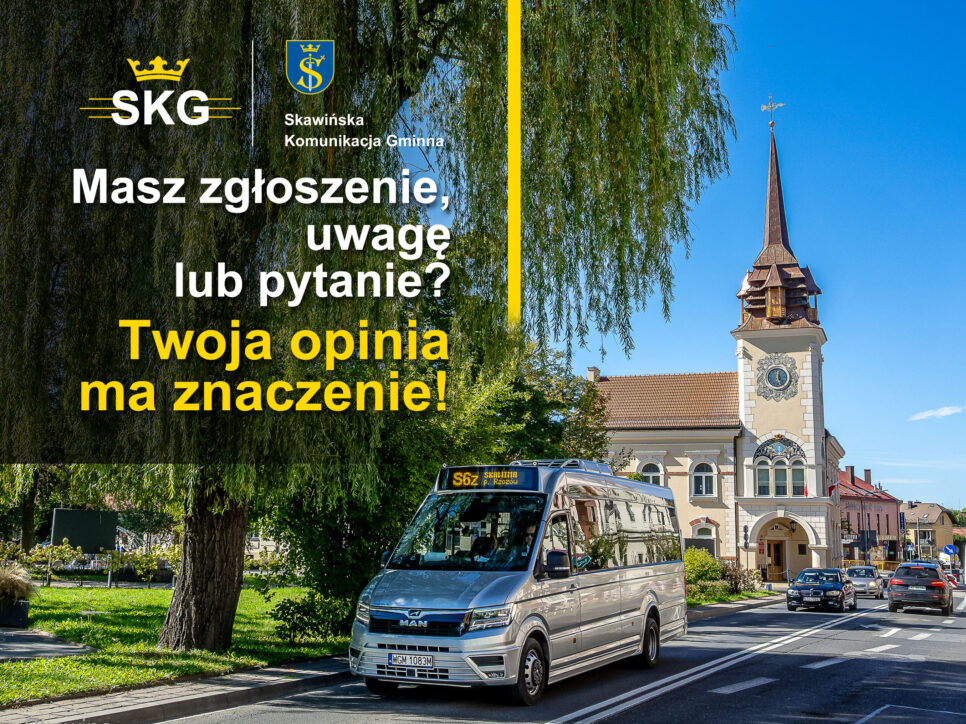 Twój głos ma znaczenie! Podziel się opinią o SKG. Gmina Skawina
