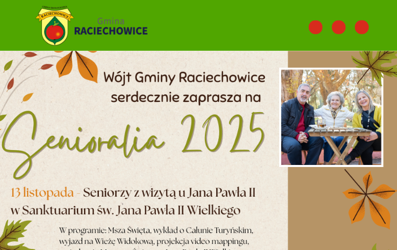 Senioralia 2025. Gmina Raciechowice