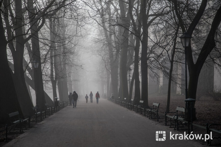 Gęsta mgła – zachowaj ostrożność!. Kraków