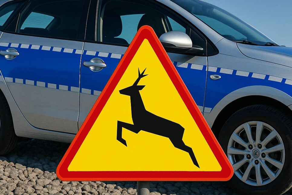 Uważajmy na dzikie zwierzęta na drodze!. Tarnów