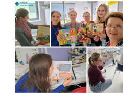 Wolontariusze Fundacji Zaczytani.org odwiedzają naszych najmłodszych pacjentów!. Szpital JP2 Kraków