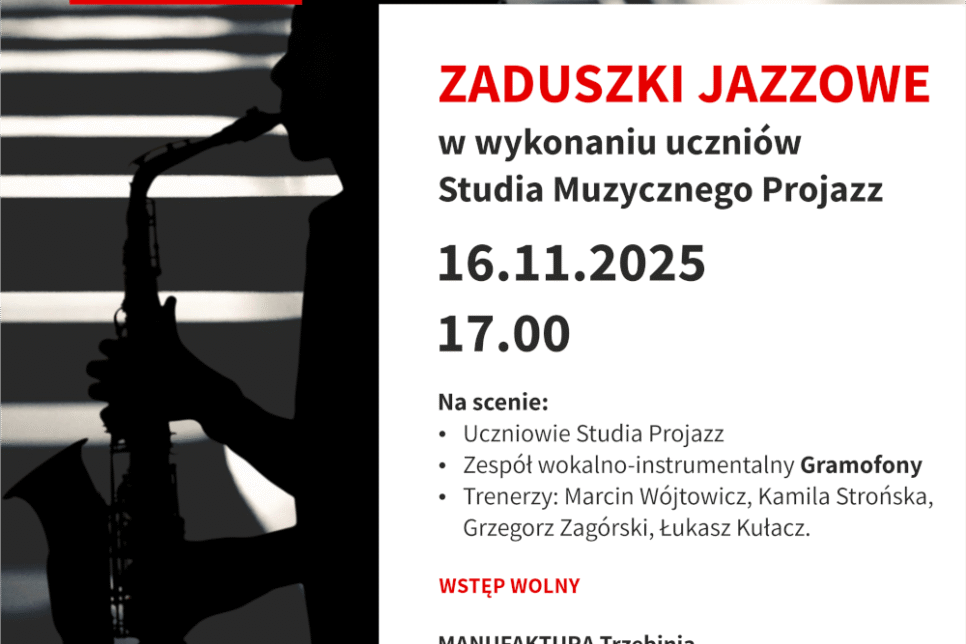 Jazzowe Zaduszki w bibliotece. Gmina Trzebinia