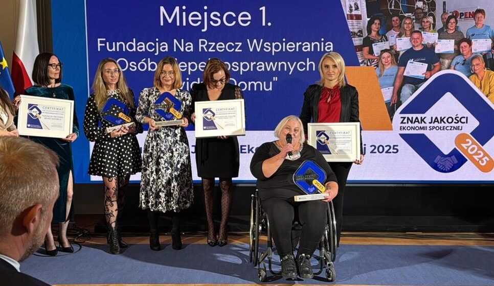 Fundacja „Wyjdź z Domu” z powiatu gorlickiego zdobywa 1. miejsce w prestiżowym ogólnopolskim konkursie!. Gorlice