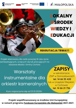 Lokalny Ośrodek Wiedzy i Edukacji zaprasza…. Gmina Czchów