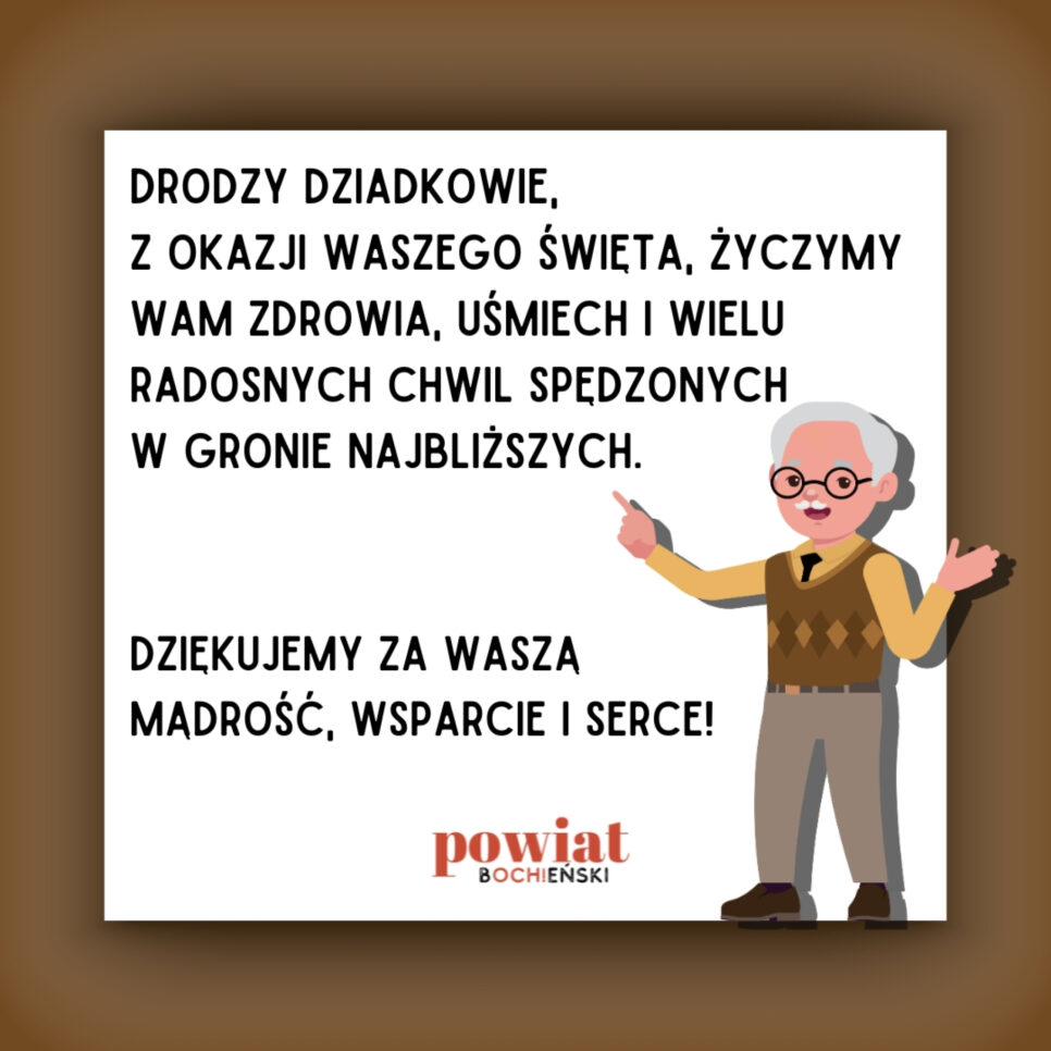 Dzień Dziadka – życzenia. Bochnia