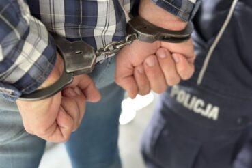 Szybka reakcja policjantów. Sprawca serii kradzieży zatrzymany na terenie powiatu krakowskiego. Myślenice