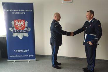 Pożegnanie I Zastępcy Komendanta Powiatowego Policji w Miechowie. Miechów