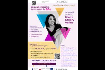 Projekt „Małopolski pociąg do kariery – sezon 1”. Proszowice