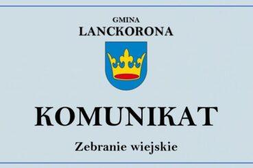 Zebranie Wiejskie w Sołectwie Jastrzębia. Lanckorona