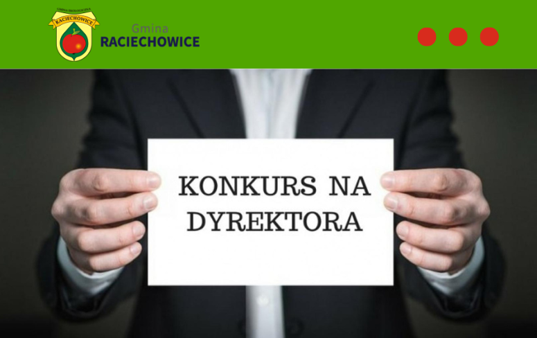 [Rozstrzygnięcie konkursu] Wójt Gminy Raciechowice ogłasza konkurs na stanowisko Dyrektora Gminnego Ośrodka Kultury i Sportu w Raciechowicach. Gmina Raciechowice