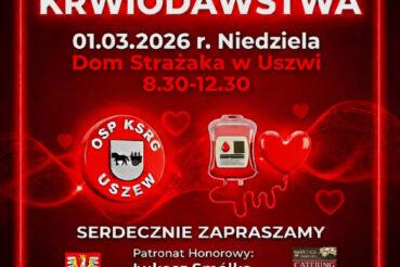 Akcja krwiodawstwa w Uszwi. Gmina Gnojnik