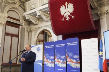 Program Ochrony Ludności i Obrony Cywilnej w Tarnowie i odznaczenia dla pracowników Zarządu Dróg i Komunikacji w Tarnowie. Małopolska