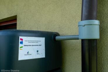Rusza nabór wniosków na zbiorniki podziemne do gromadzenia wody deszczowej. Gmina Skawina