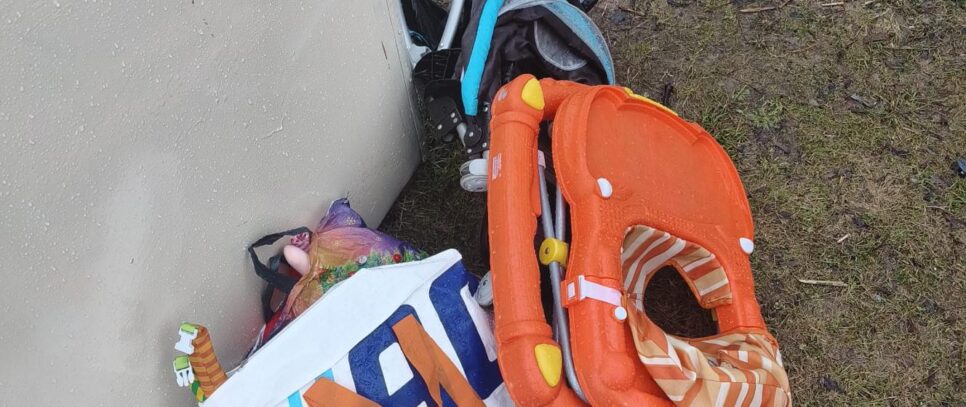 Wezwanie do uprzątnięcia nielegalnie pozostawionych odpadów na terenie placu „Pagiet”. Raba Wyżna