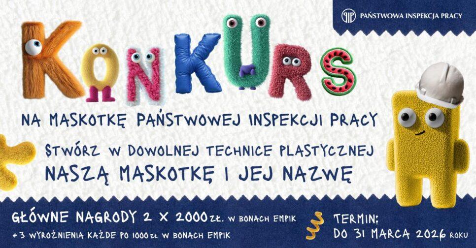 Konkurs na maskotkę Państwowej Inspekcji Pracy. Wadowice