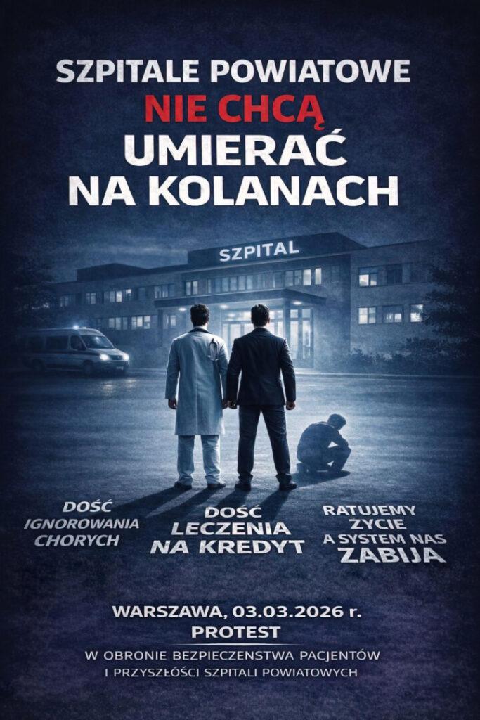 03.03.2026 r. – Protest OZPSP w Warszawie. Bochnia