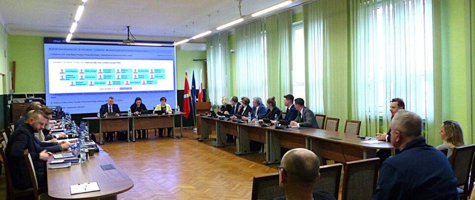 Obrady XXV sesji Rady Powiatu Proszowickiego. Proszowice