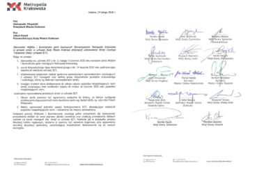 Gminy Metropolii Krakowskiej wspólnie w sprawie Strefy Czystego Transportu. Gmina Zielonki
