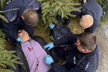 Ćwiczenia w Komendzie Powiatowej Policji w Nowym Targu. Ogień, krew i… narodziny życia!. Nowy Targ